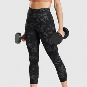 KKFIT x Gymshark 7/8 Camo Leggings